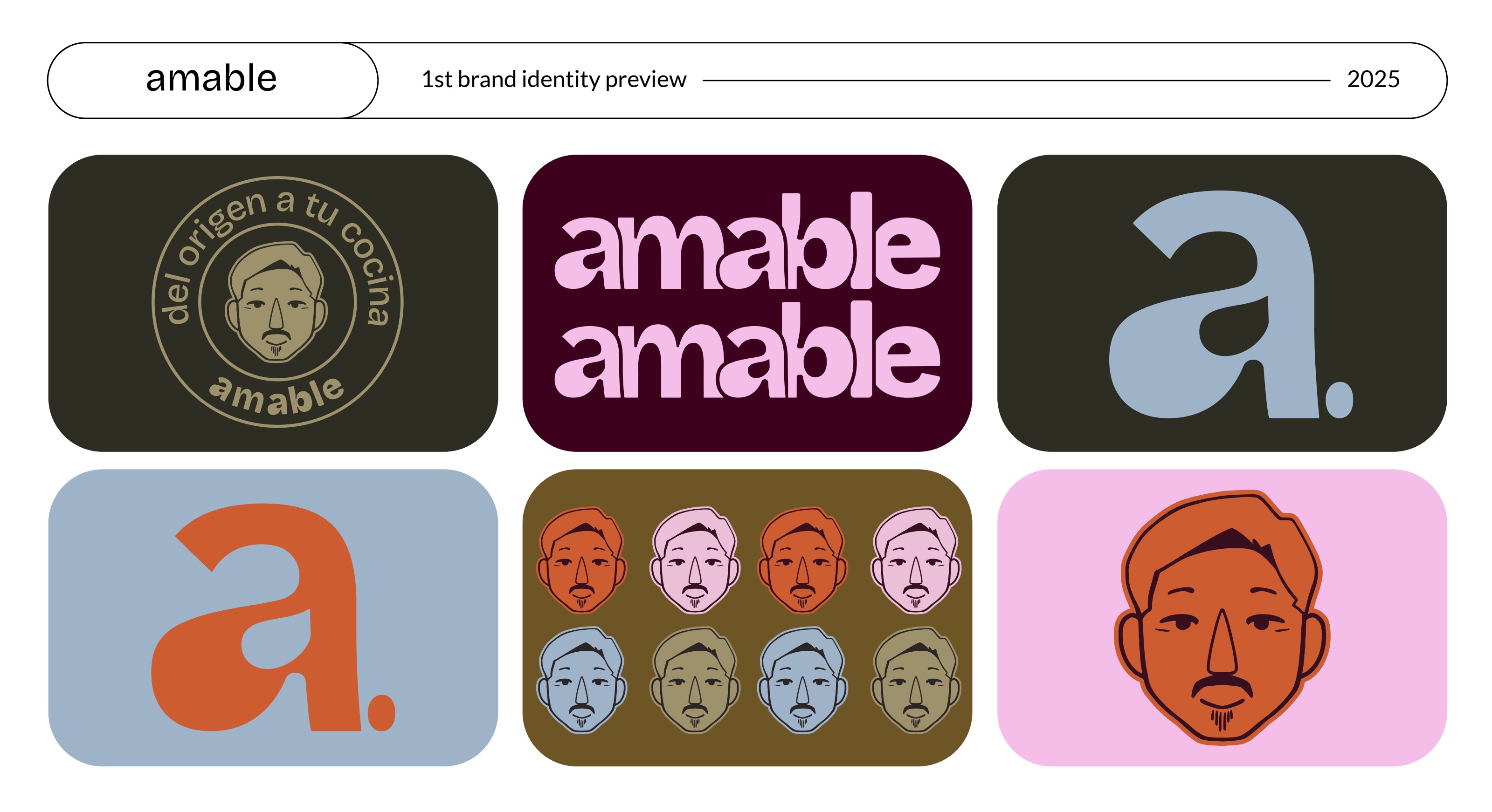 Manual de marca Amable — portada