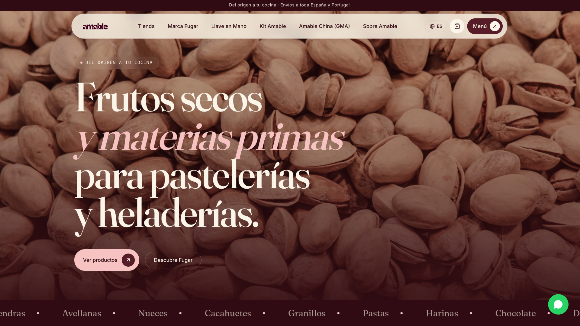 Web origenamable.com